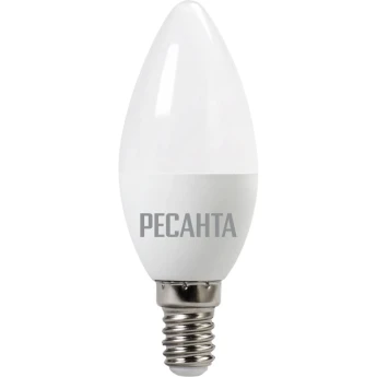Лампа светодиодная РЕСАНТА LL-R-C37-6W-230-3K-E14