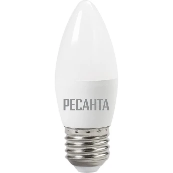 Лампа светодиодная РЕСАНТА LL-R-C37-6W-230-4K-E27