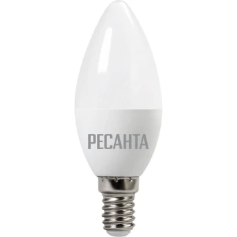 Лампа светодиодная РЕСАНТА LL-R-C37-7W-230-3K-E14